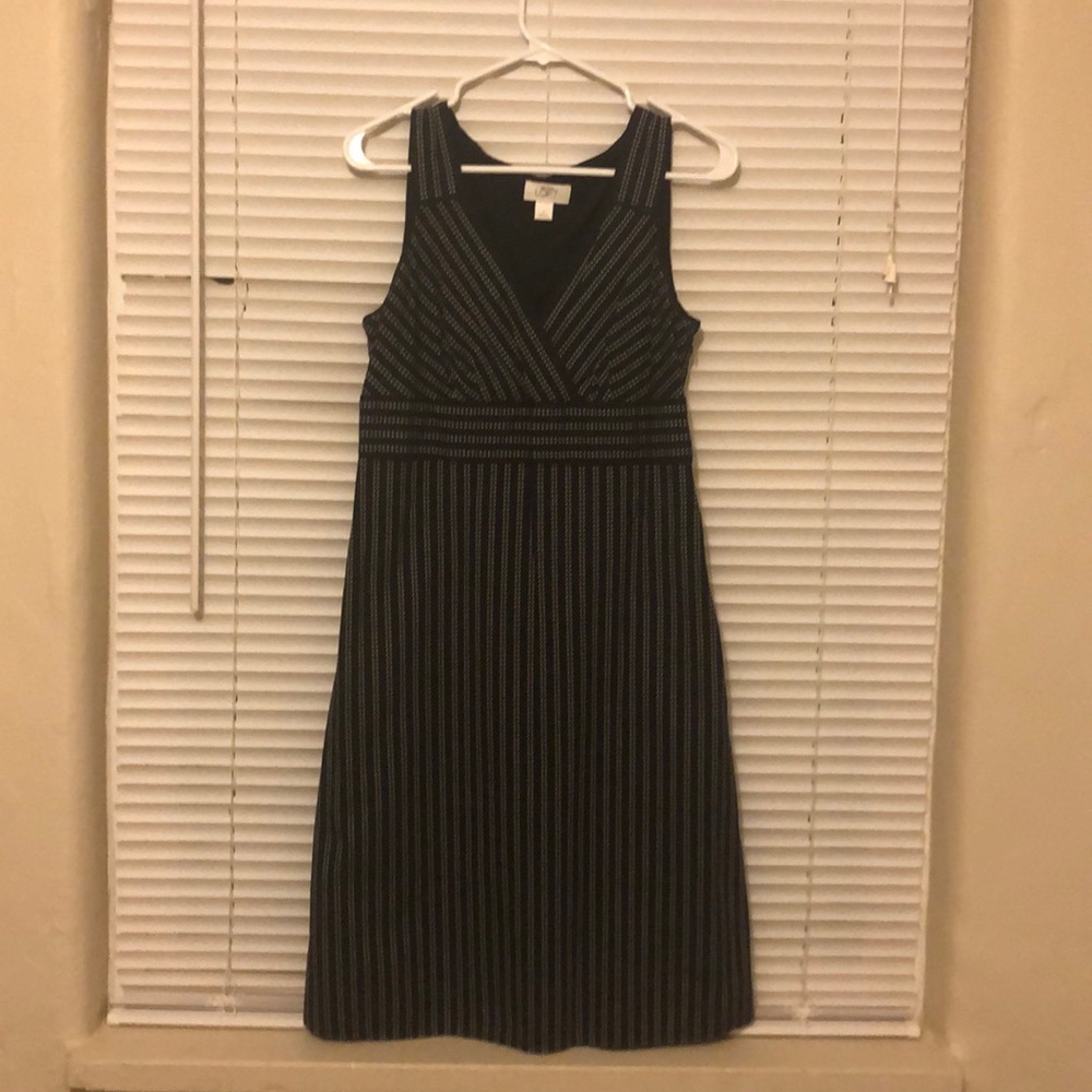 Black and white dotted dress